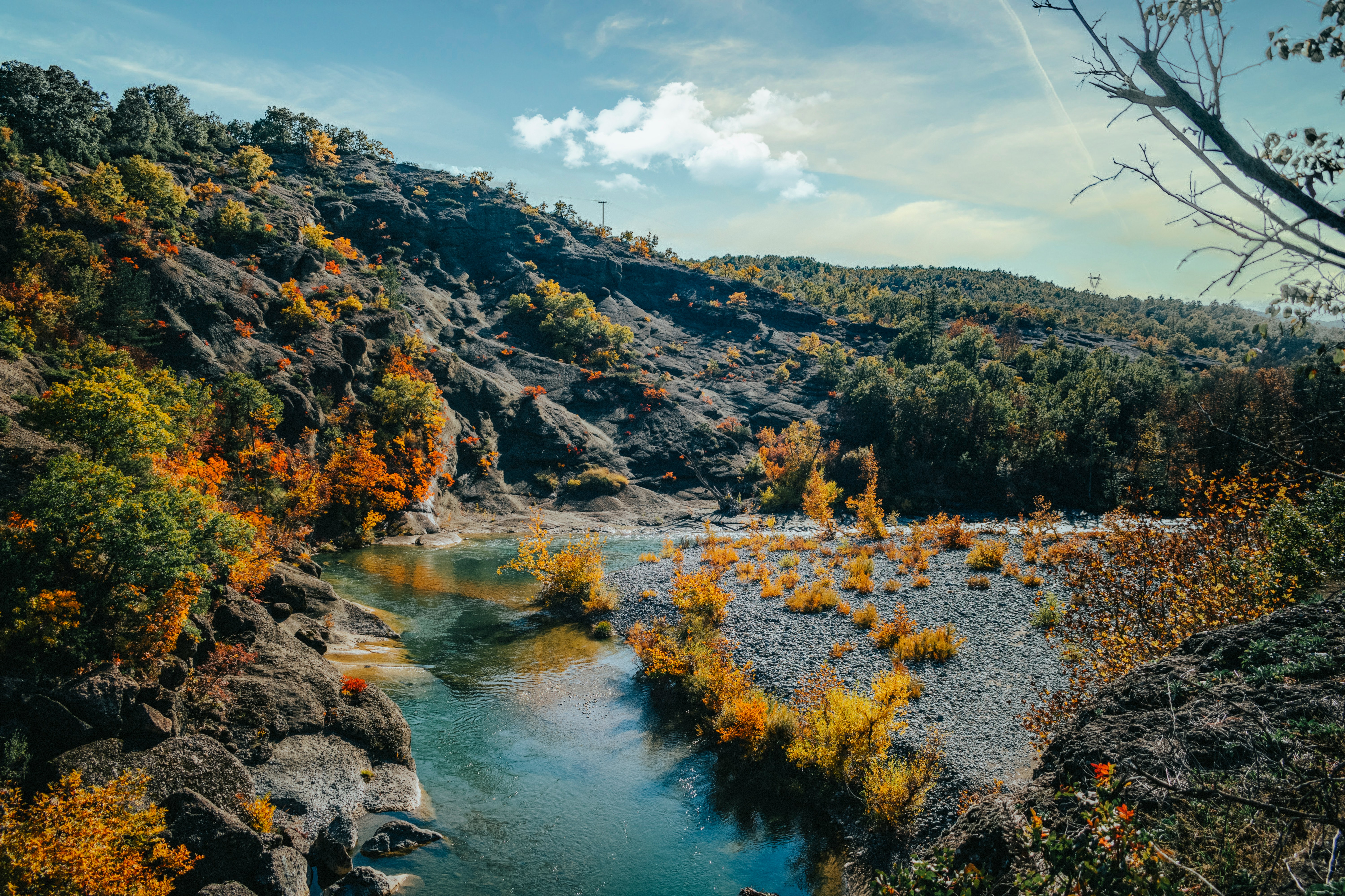 A river