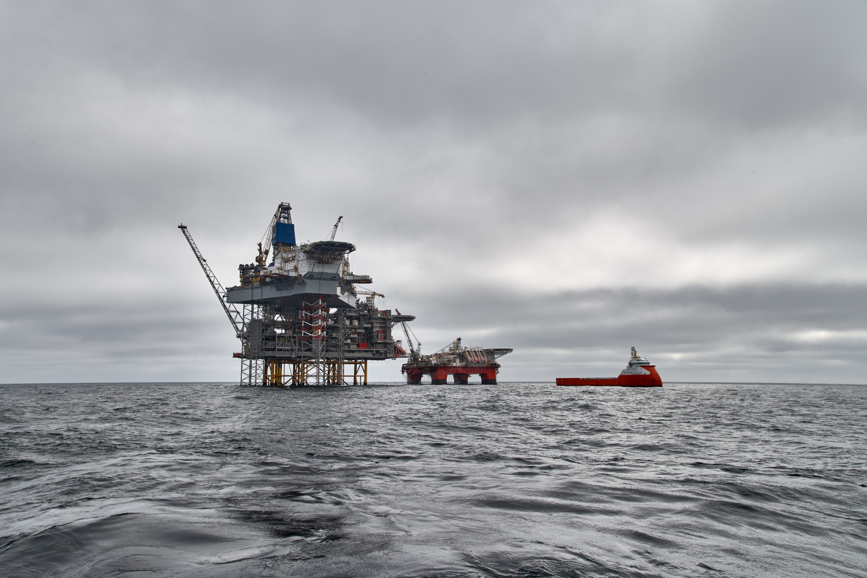 An oil rig