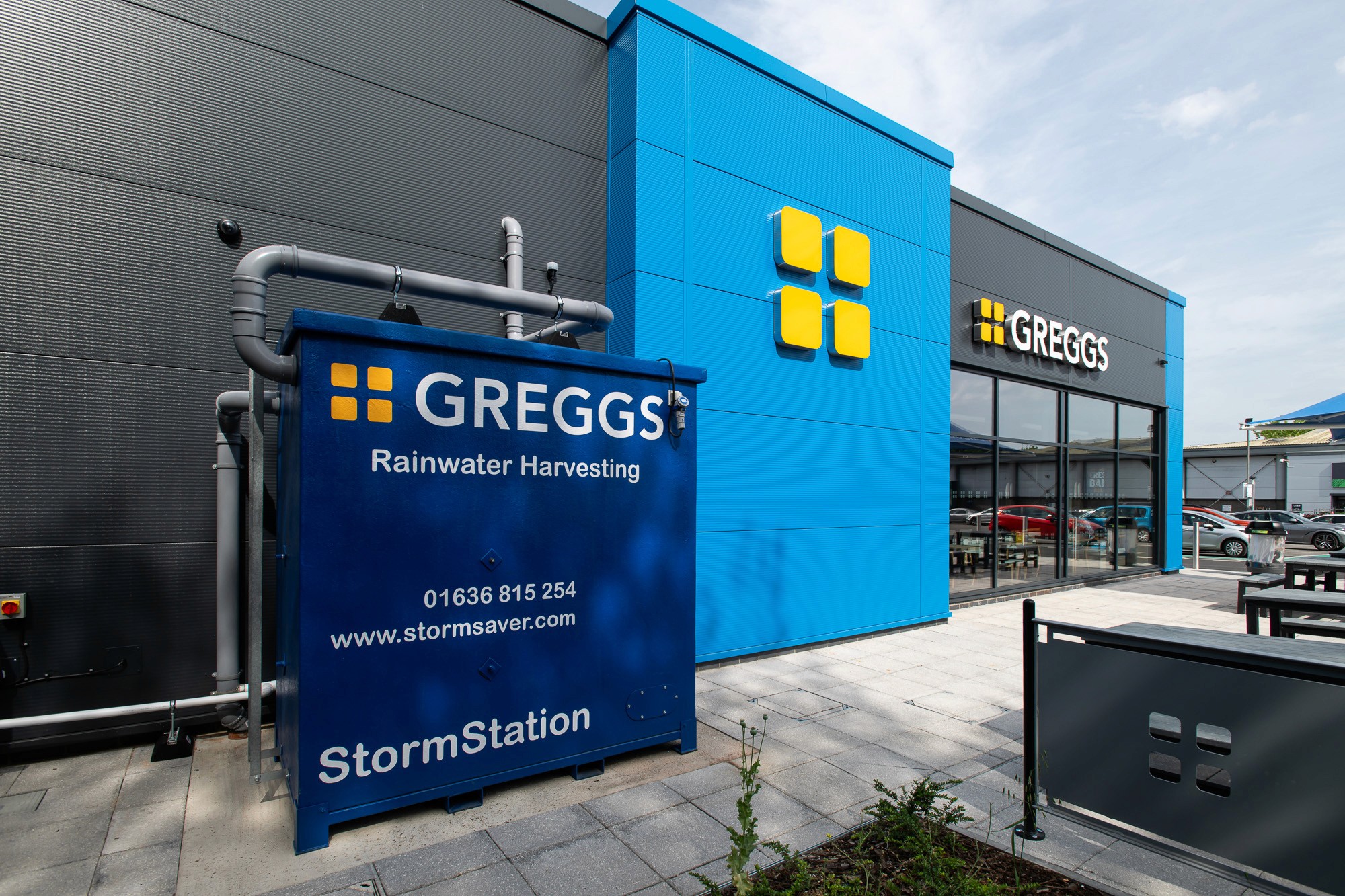 Greggs launches eco-friendly drive-thru and store